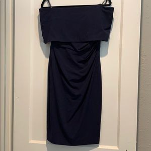 Navy cocktail dress